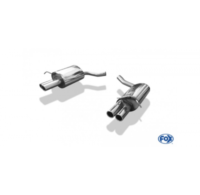 Escape FOX Mercedes E-Class Cabrio A207 - 6 cylinders escape final duplex - 2x70 16 duplex