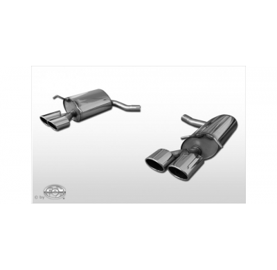 Escape FOX Mercedes E-Class Coupe C207 - 6 cylinders escape final duplex - 2x115x85 32 duplex