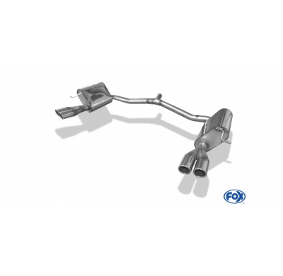 Escape FOX Mercedes E-Class W212- 4 cylinders escape final duplex - 2x70 16 duplex