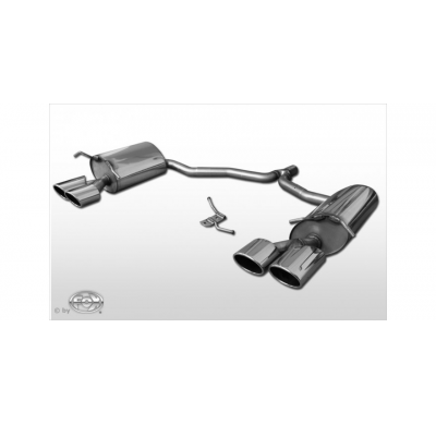 Escape FOX Mercedes E-Class Coupe C207 - 4 cylinders escape final duplex - 2x115x85 32 duplex