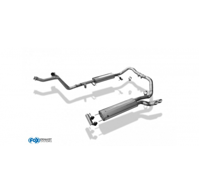 Mercedes G-Klasse 463 - 300 GD Sistema completo compuesto por colector, silenciador delantero y silenciador trasero incluido mat