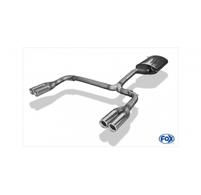 Escape FOX Mercedes M-Class W163 escape final salida duplex (entre doble entrada) - 2x80 13 duplex