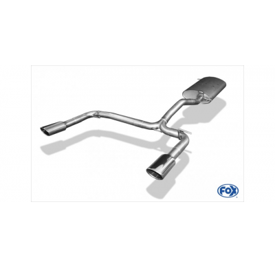 Escape FOX Mercedes M-Class W163 - 2,7l CDI escape final salida duplex (entre 1 entrada) - 115x85 32 duplex