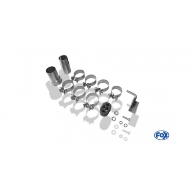 Escape FOX Mercedes M-Class W163 tail pipes right left ML320-500 - 115x85 36 duplex