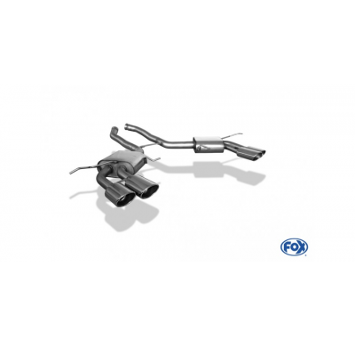 Escape FOX Mercedes M-Class ML63 - W164 escape final duplex - 2x115x85 44 duplex