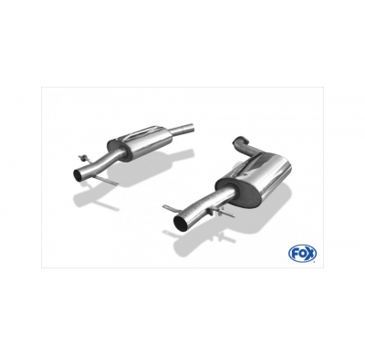 Escape FOX Mercedes S-Class Coupé C215 escape delantero duplex &#216;63,5mm