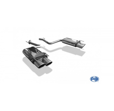 Escape trasero FOX Mercedes Clase S W221 derecho / izquierdo - 2x115x85 tipo 32 derecho / izquierdo