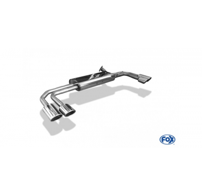 Escape FOX Mercedes Vito/ Viano - W639 escape final cross salida duplex - 2x115x85 32 duplex