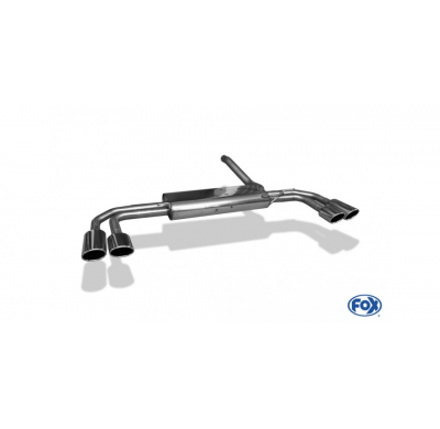 Escape FOX Mercedes Vito/ Viano - W639 escape final cross salida duplex - 2x115x85 32 duplex