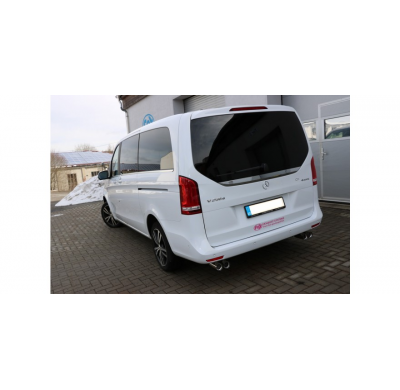 Escape FOX Mercedes Vito/ Viano - W639 Escape Final Duplex dch/izq - 2x76 11 dch/izq