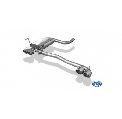 Escape FOX Mercedes CLK 208 escape final salida duplex - 2x88x74 32 duplex