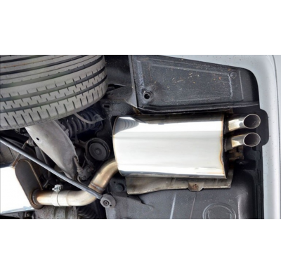 Escape trasero FOX Mercedes SL tipo R129 - 2x55 tipo 55