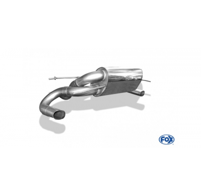 Escape FOX Mercedes SLS - C197 escape final cross salida duplex &#216;70mm - cola escape invisible