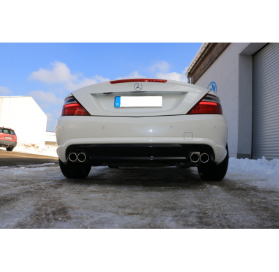 Escape FOX Mercedes SLK 172 AMG-Line Escape Final rechs/left - 2x76 16 dch/izq