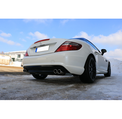 Escape FOX Mercedes SLK 172 AMG-Line Escape Final rechs/left - 2x76 16 dch/izq