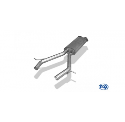 Escape FOX Mercedes CLS C219 escape delantero duplex