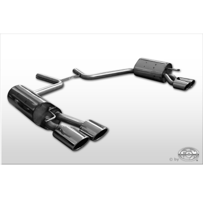 Escape FOX Mercedes CLS C219 escape final duplex - 2x115x85 32 duplex