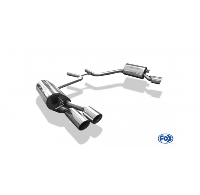 Escape FOX Mercedes CLS C219 escape final duplex - 2x90 25 duplex