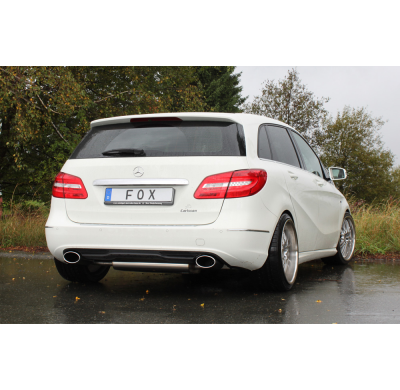 Escape FOX Mercedes B-Class 246 escape final cross salida duplex- 140x90 32 duplex