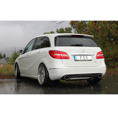 Escape FOX Mercedes B-Class 246 escape final cross salida duplex- 140x90 32 duplex