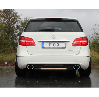 Escape FOX Mercedes B-Class 246 escape final cross salida duplex- 140x90 32 duplex