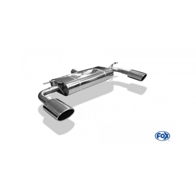 FOX Escape trasero salida cruzada derecha / izquierda - 140x90 tipo 32 Mercedes Clase B - 246 - 4-matic Año:Desde 2011 2,0l