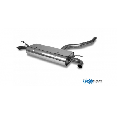 Mercedes CLA 180/200 - 118 Escape trasero FOX salida cruzada derecha / izquierda - Salida en los tubos de escape originales