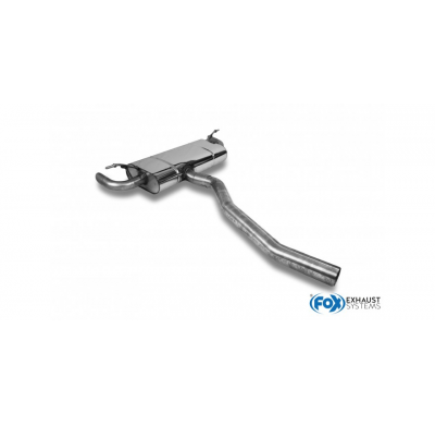 Mercedes CLA 180/200 - 118 Escape trasero FOX salida cruzada derecha / izquierda - Salida en los tubos de escape originales