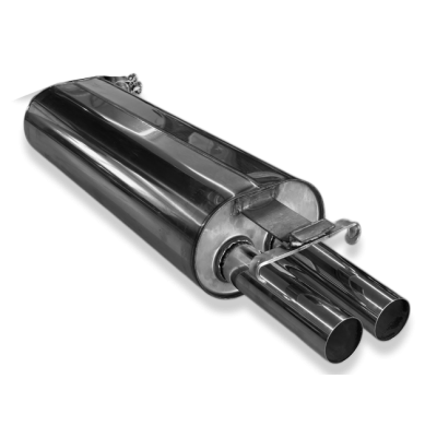 Mercedes W123/S123 - 6 cilindros Silenciador final - 2x55 tipo 1 Fox exhaust