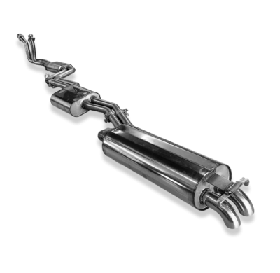 Mercedes W123/S123 - 6 cilindros. Sistema completo desde el motor. Fox exhaust