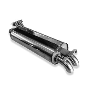Mercedes W123/S123 - 4 cilindros Silenciador final - tipo 2x55 Fox exhaust