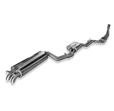 Mercedes W123/S123 - 4 cilindros. Sistema completo desde el motor. Fox exhaust