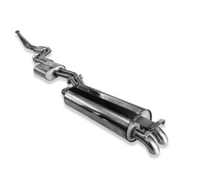 Mercedes W123/S123 - 4 cilindros. Sistema completo desde el motor. Fox exhaust