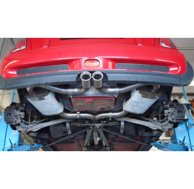 Escape FOX Mini Cooper S Cabrio R52 escape final duplex salida central - 2x76 13