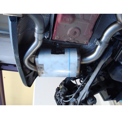 Escape FOX Mini Cooper S Cabrio R52 escape final duplex salida central - 2x76 13