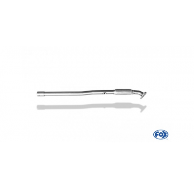 Escape FOX Opel Corsa C tubo conexion with flex-unit