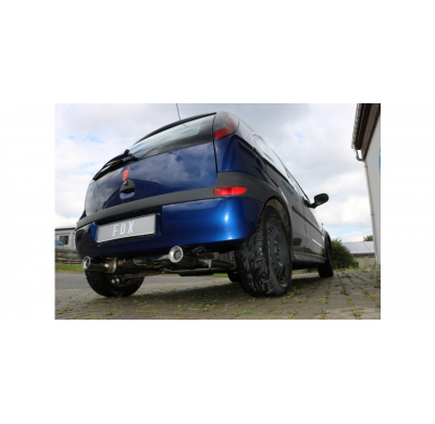 Escape FOX Opel Corsa C escape final salida duplex - 1x90 13 duplex