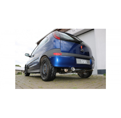 Escape FOX Opel Corsa C escape final salida duplex - 1x90 13 duplex