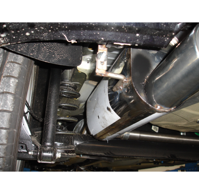 Escape FOX Opel Corsa D escape final salida duplex - 1x90 13 duplex