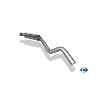 Escape FOX Opel Astra F-CC escape delantero &#216;63,5mm