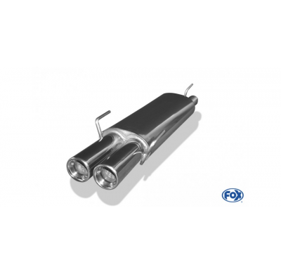 Escape FOX Opel Astra F-CC escape final 3 puntos de fijacion en la entrada - 2x80 13