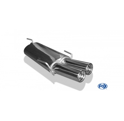 Escape FOX Opel Astra F-CC escape final 3 puntos de fijacion en la entrada - 2x80 13