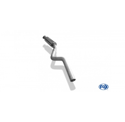 Silenciador delantero Opel Kadett E-CC - diámetro de tubo: 63,5mm