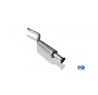 Silenciador delantero Opel Kadett E-CC - diámetro de tubo: 63,5mm