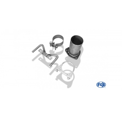 Silenciador delantero Opel Kadett E-CC - diámetro de tubo: 63,5mm