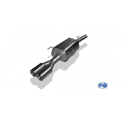 Escape FOX Opel Astra G Coupe escape final Ø60mm - 2x76 13