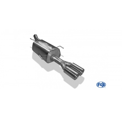 Escape FOX Opel Astra G Coupe escape final Ø60mm - 2x76 13