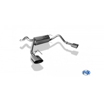 Escape FOX Opel Astra J notchback escape final cross exit duplex - 160x90 type 38 duplex