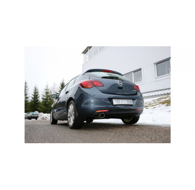 FOX Escape trasero salida cruzada izquierda - 140x90 tipo 32 Opel Astra J sedán Año:Desde 2009 1,6l 125/132/147kW