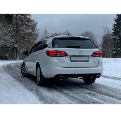 Opel Astra K Sports Tourer Escape trasero FOX salida cruzada derecha / izquierda -